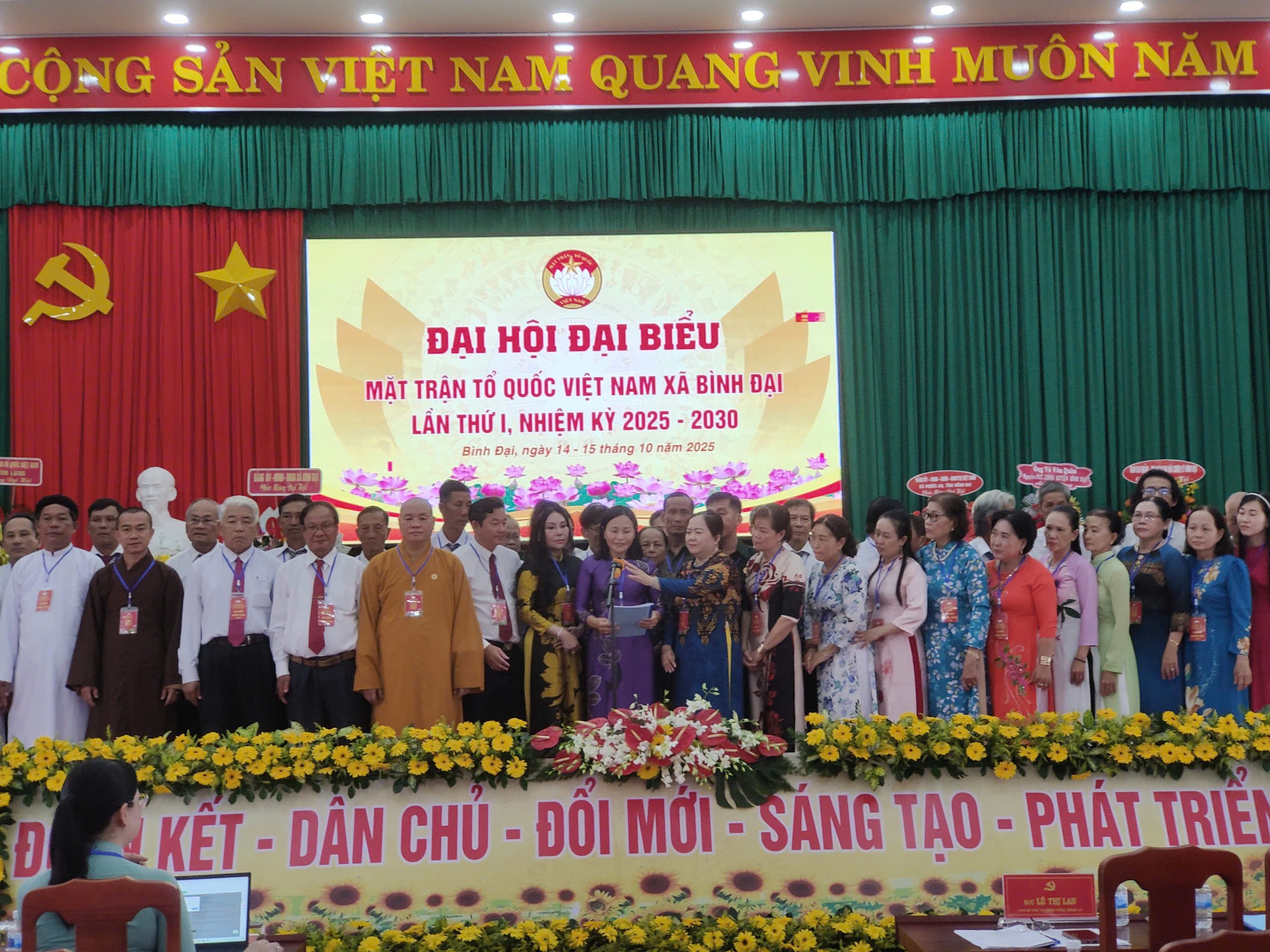 Ủy ban Mặt trận Tổ quốc xã Bình Đại nhìn lại một nhiệm kỳ