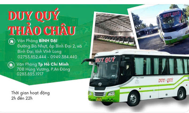 UBND xã Bình Đại khuyến nghị người dân không sử dụng dịch vụ vận tải “trá hình” sai quy định của xe Duy Quý - Thảo Châu