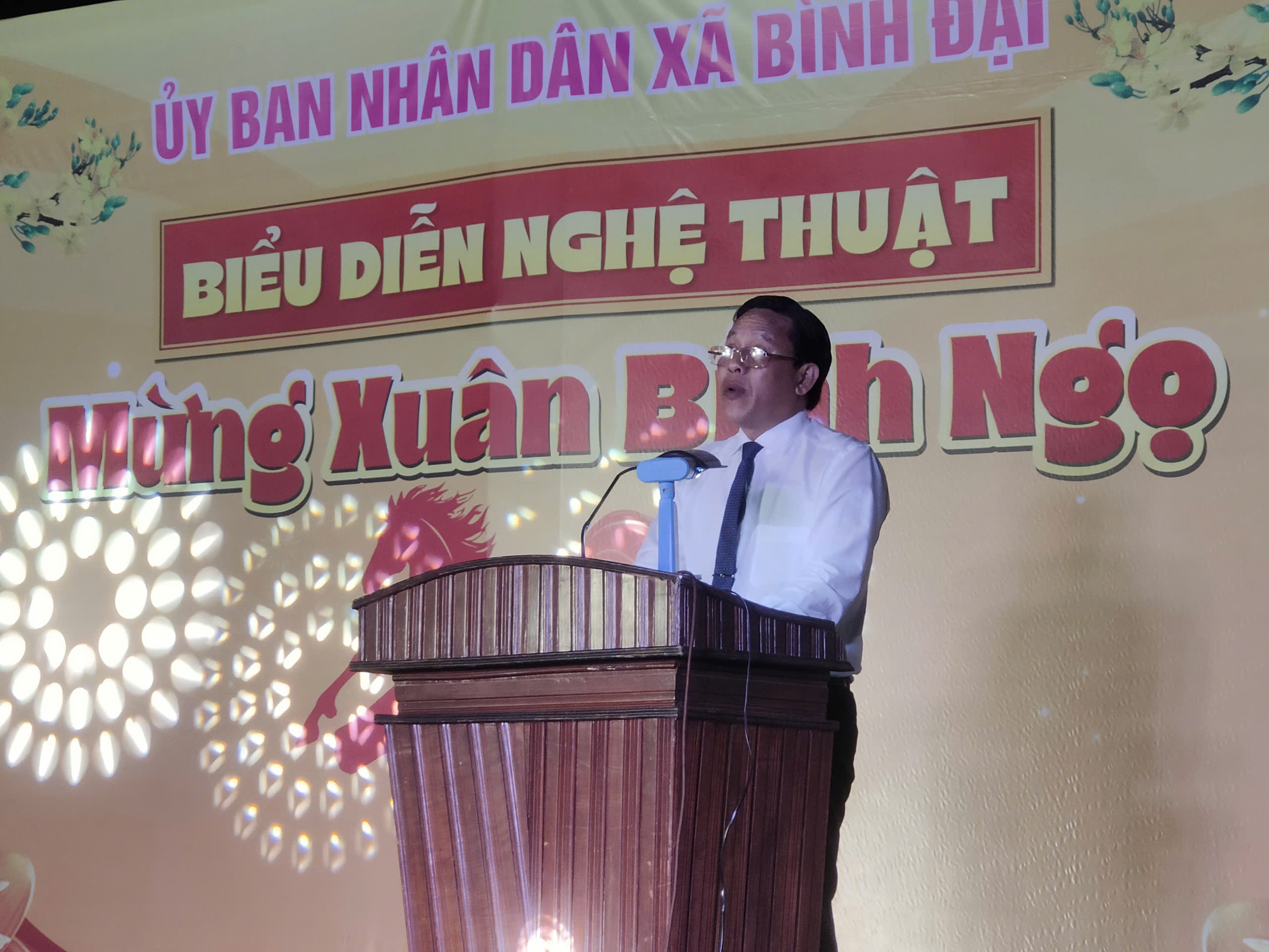 Xã Bình Đại tổ chức bắn pháo hoa nghệ thuật đón giao thừa dịp Tết Nguyên Đán Bính Ngọ năm 2026